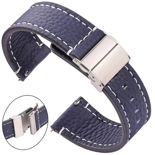 Polar Vantage, Grit X & Ignite Pebbled Leather Band, Folding Clasp