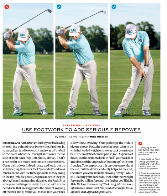 The RockShot™ Pressure Plate - Improve Balance and Weight Shift