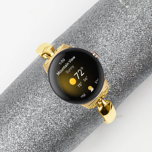 Google Pixel Watch 5, 4 & 3 41mm Slim Bling Chain Bracelet Band