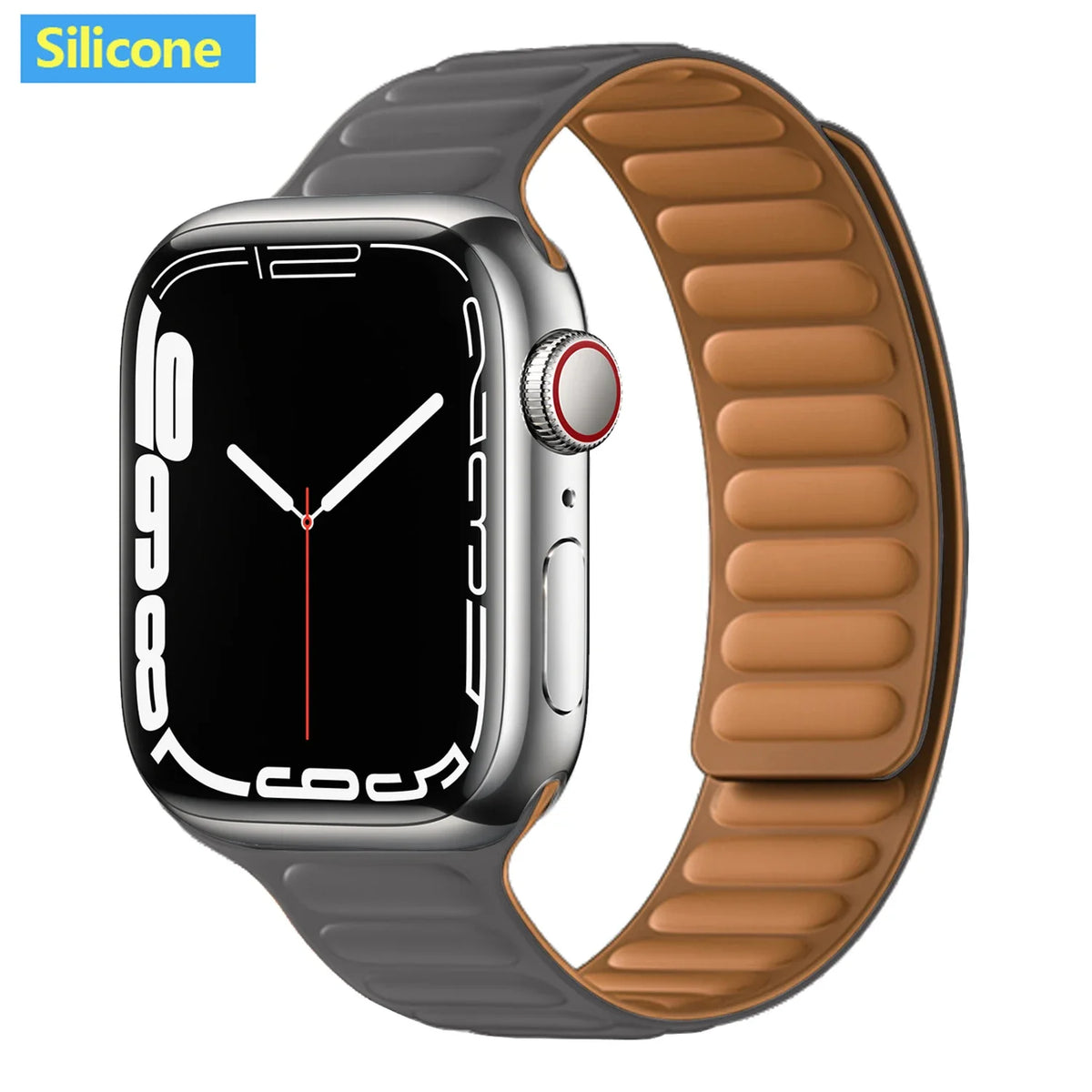 Apple Watch Magnetic Link Band, Leather or Silicone