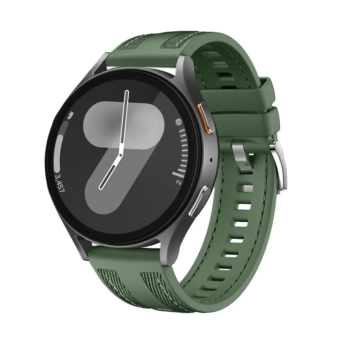 Nylon Silicone Braid Watch Strap – 18mm/22mm | Huawei Watch GT5/GT4/GT3 & Samsung Galaxy