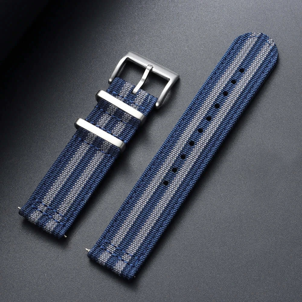 Amazfit Balance, GTR, GTS & Bip Two-Piece Ribbed Nylon Band