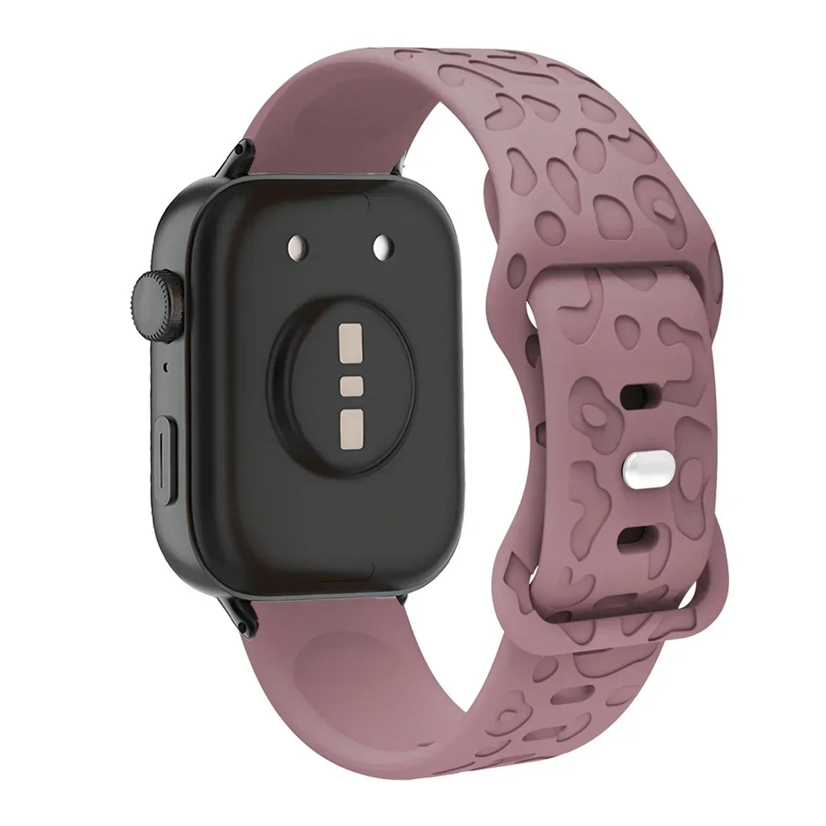 Leopard Engraved Silicone Watch Band for Huawei Watch Fit 4 / 4 Pro / Fit 3 / Fit 2
