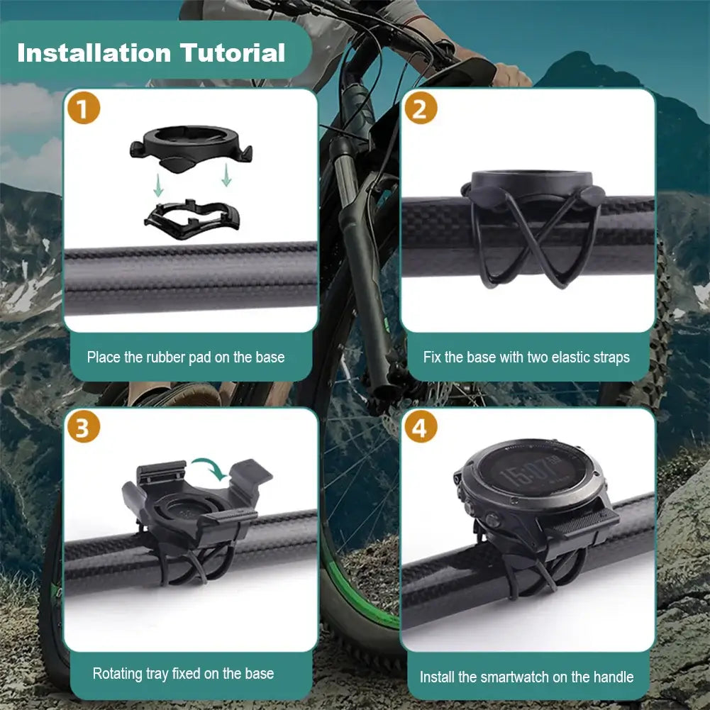 Garmin QuickFit 20/22/26mm Bike Mount Watch Holder Kit