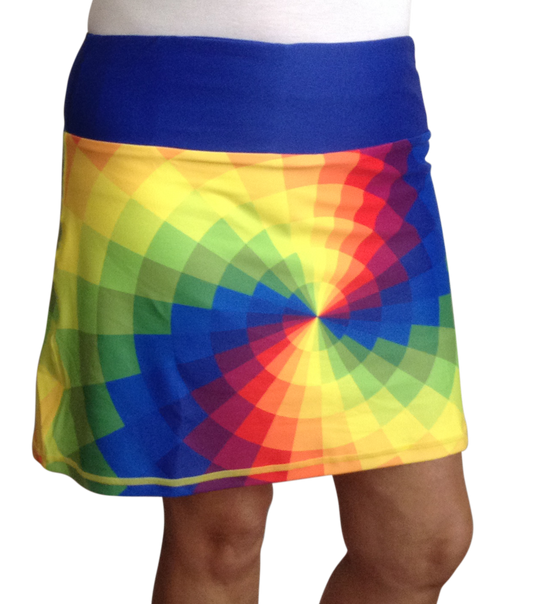 Tie Dye Ladies Active SKORT by ReadyGOLF