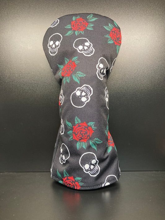 Skulls & Roses Canvas Headcover