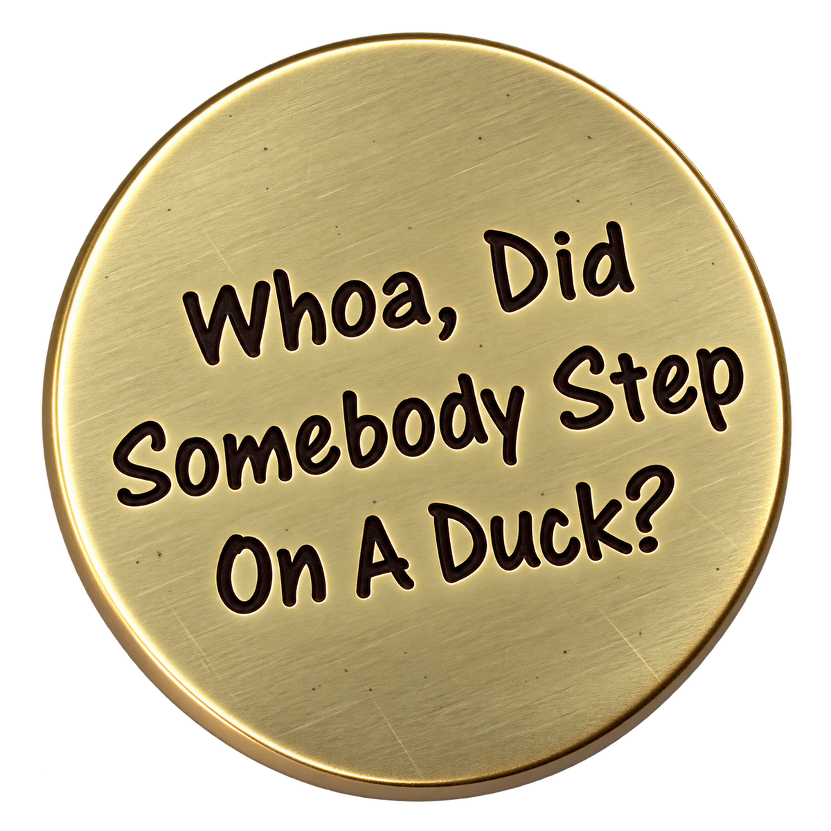 Whoa, Did Somebody Step On A Duck? - Golf Ball Marker