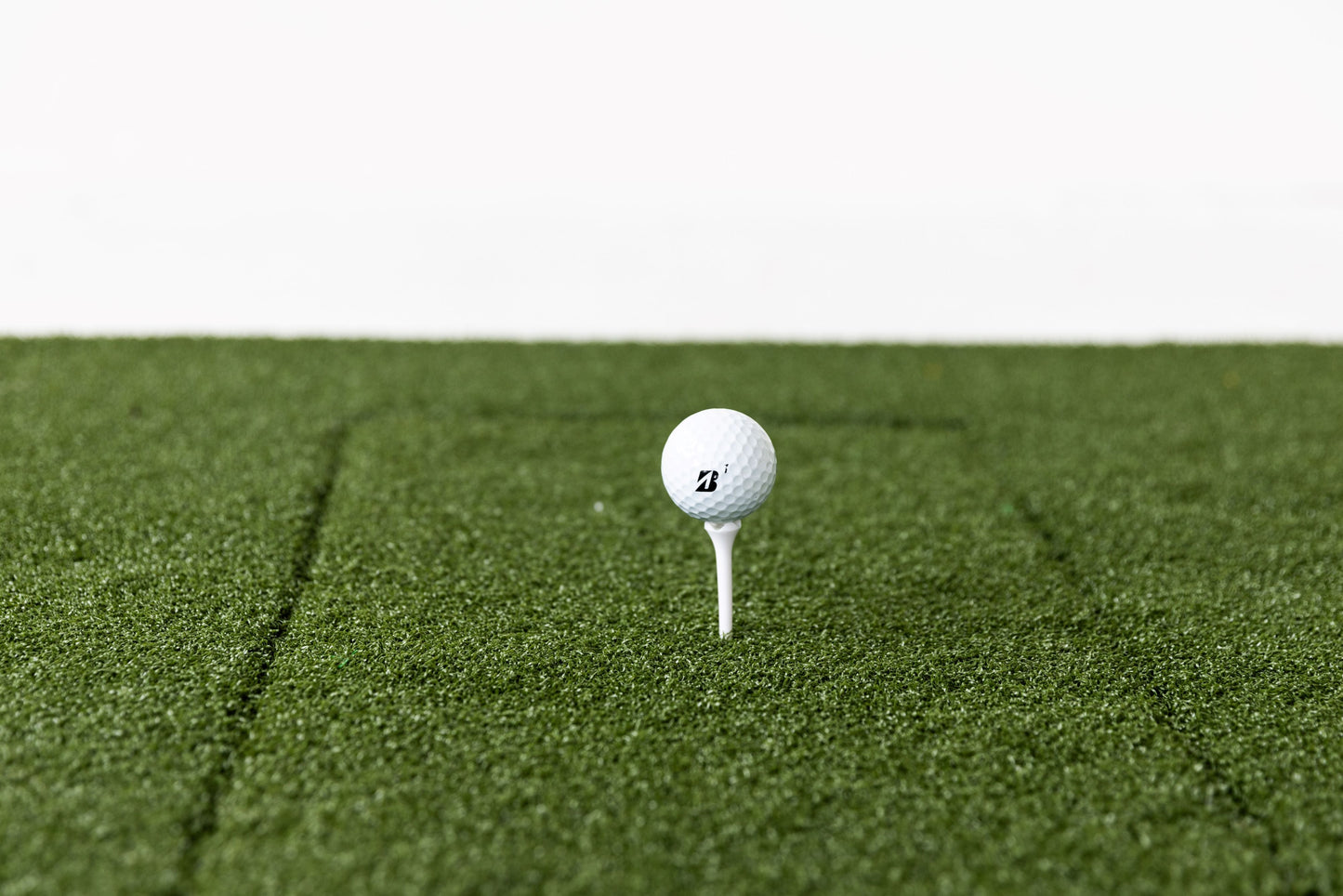 Beaver Tail Hitting Strip (30 x 12in) - The Most Realistic Golf Simulator Hitting Mat Strip for Joint Injury Prevention