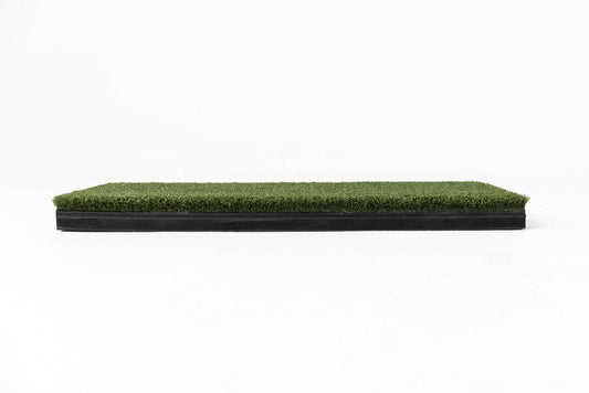 Beaver Tail Hitting Strip (30 x 12in) - The Most Realistic Golf Simulator Hitting Mat Strip for Joint Injury Prevention