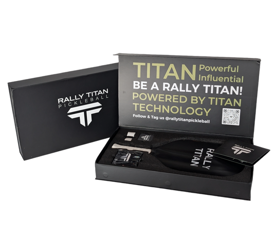 Titan Pro 16MM | Thermoformed Unibody Construction | Foam Injected Walls | T700 Titan Carbon Friction Surface | White with Blue Accents
