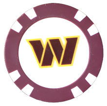 Load image into Gallery viewer, Officially Licensed Washington Commanders Poker Chip Ball Marker