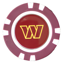 Load image into Gallery viewer, Officially Licensed Washington Commanders Poker Chip Ball Marker