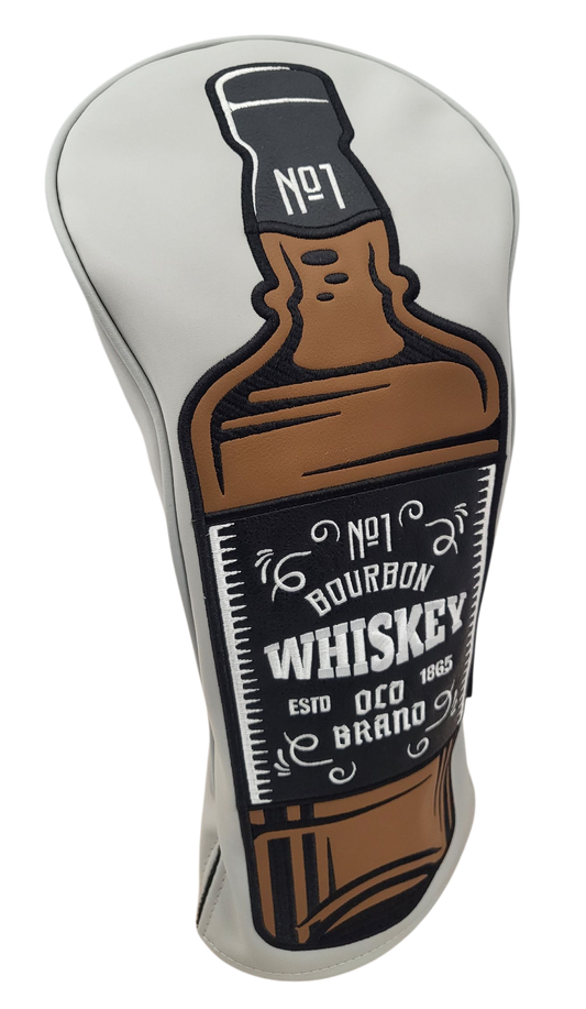 Bourbon Bottle Embroidered Driver Headcover by ReadyGOLF