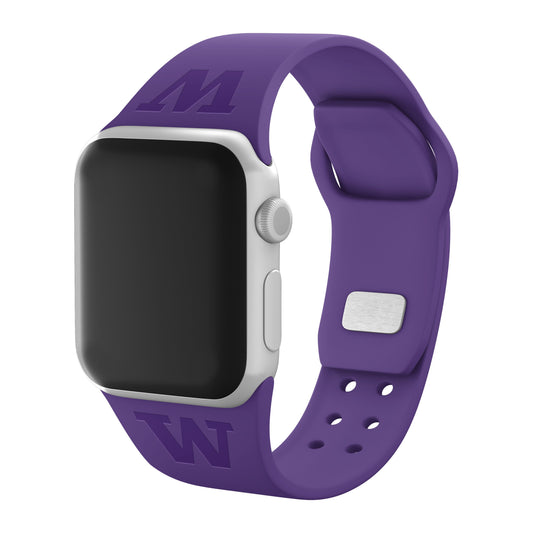 Washington Huskies Engraved Apple Watch Band