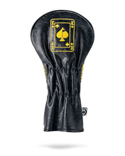 Load image into Gallery viewer, Black/Gold King of Spades - Driver Cover
