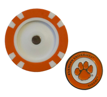 Load image into Gallery viewer, Officially Licensed Clemson Tigers Poker Chip Ball Marker