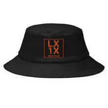 Load image into Gallery viewer, Box Logo Old School Bucket Hat - Orange Logo