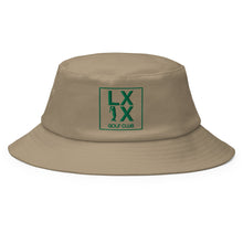 Load image into Gallery viewer, Box Logo Old School Bucket Hat - Green Logo