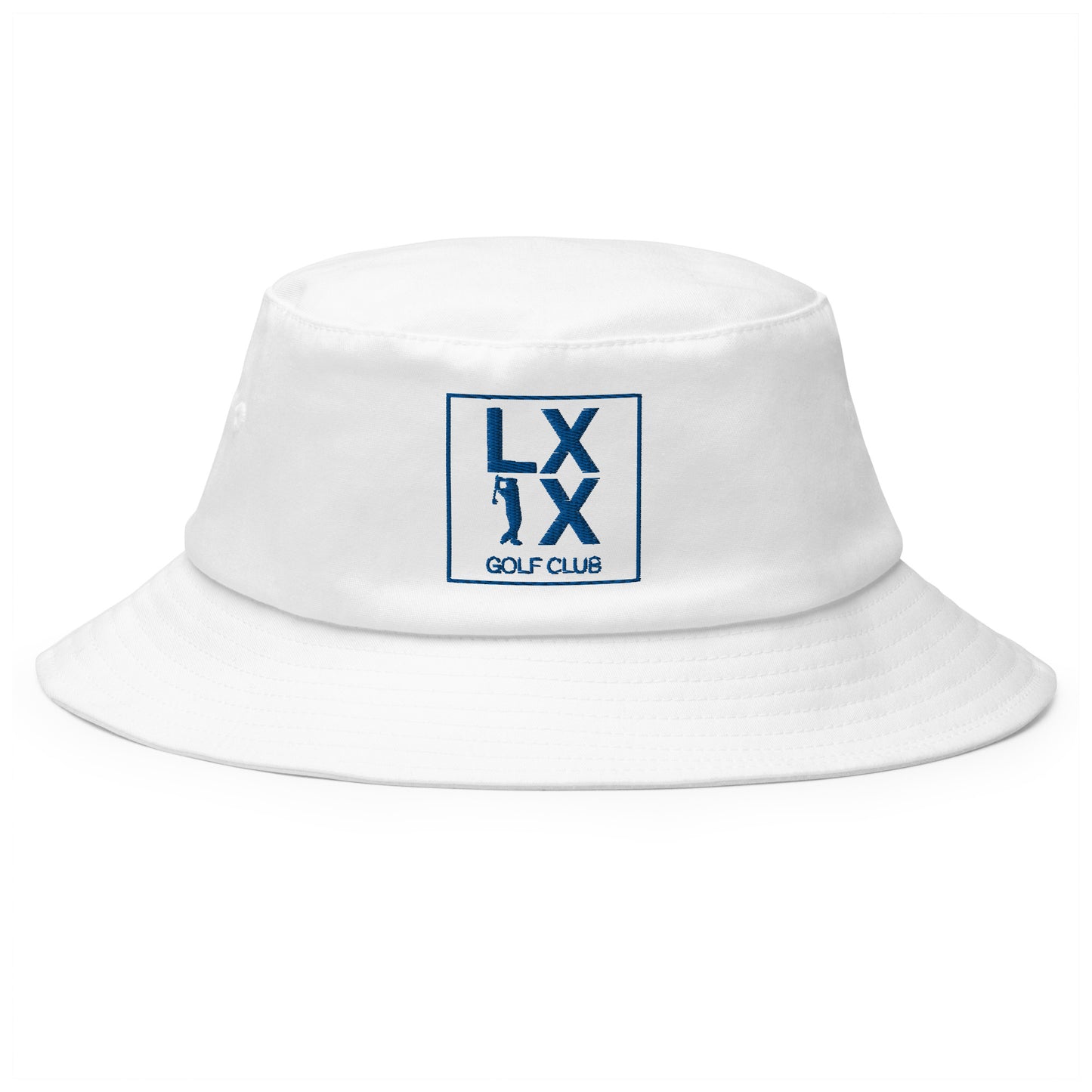 Box Logo Old School Bucket Hat - Royal Blue Logo