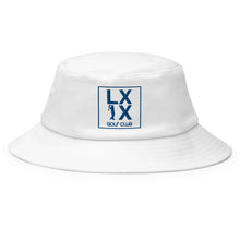 Load image into Gallery viewer, Box Logo Old School Bucket Hat - Royal Blue Logo
