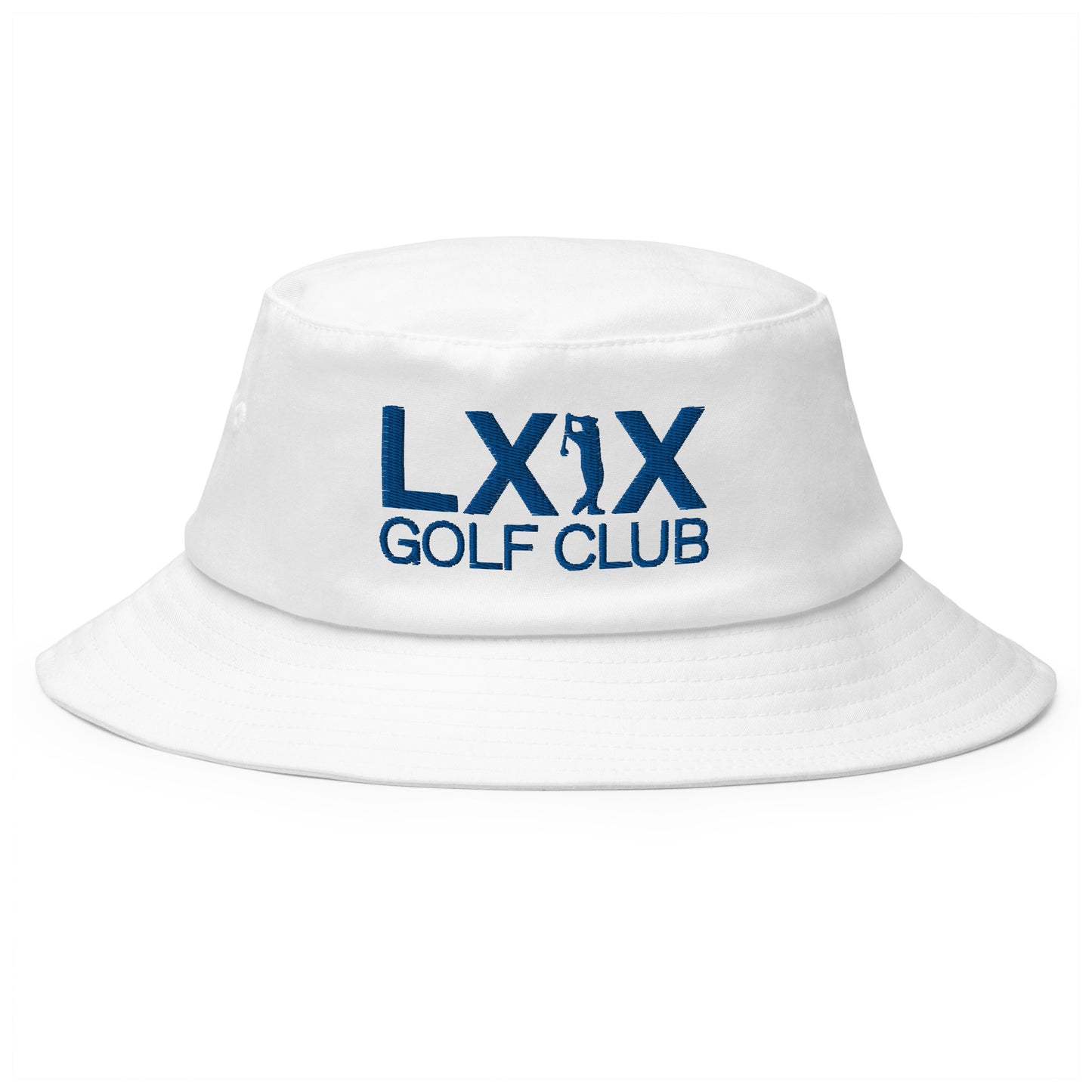 Swinger Logo Old School Bucket Hat - Royal Blue Logo