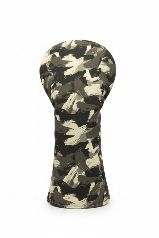 Camo Golf Headcover | Rugged Woodland Pattern + Soft-Lined Protection