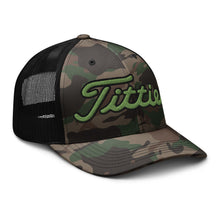 Load image into Gallery viewer, Titties Camo Trucker Hat