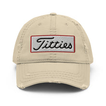 Load image into Gallery viewer, Titties Distressed Hat (No.2)