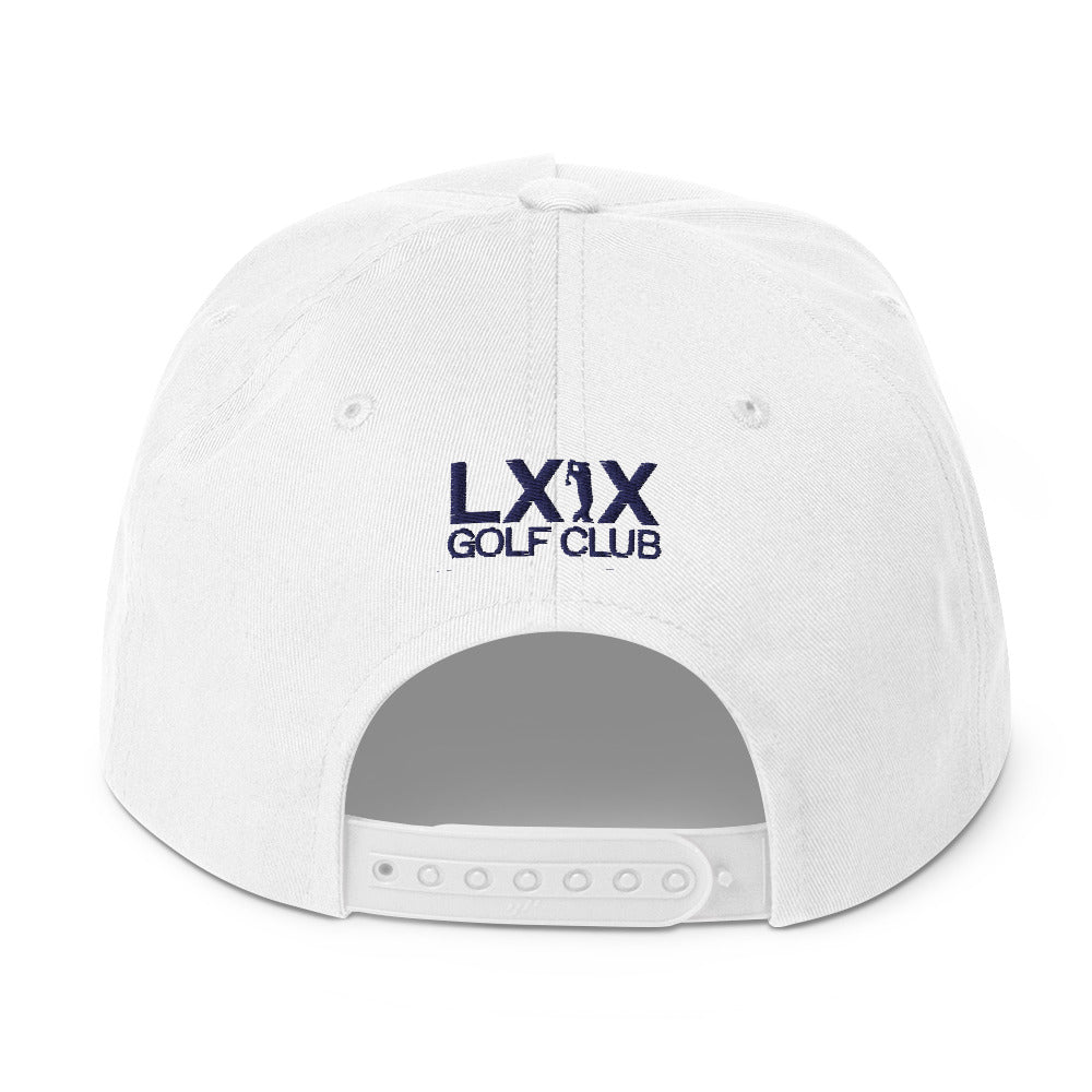 Club Tosser Flat Bill Cap - Navy Logo
