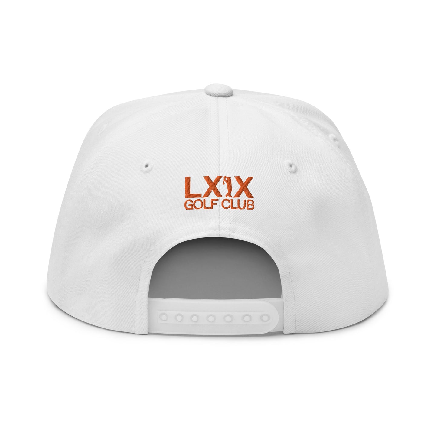 Club Tosser Flat Bill Cap - Orange Logo
