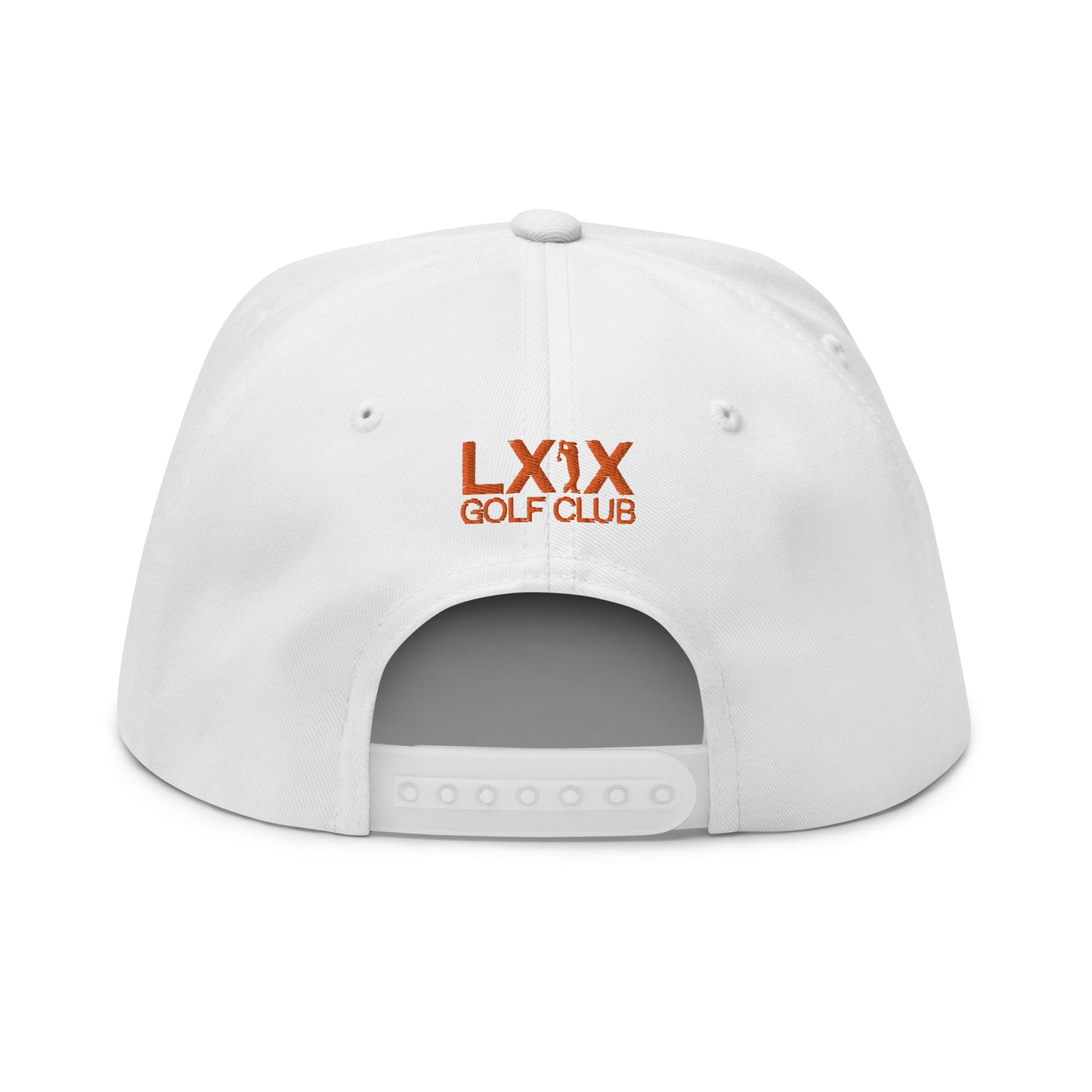 Fist Flat Bill Cap - Orange Logo