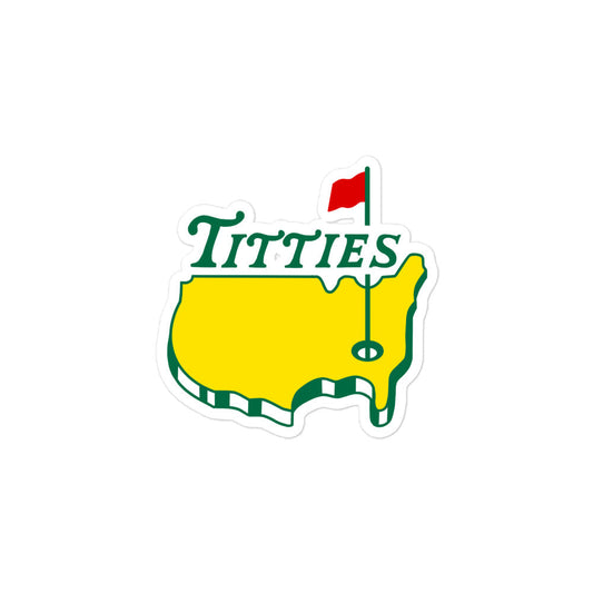 Titties Masters Sticker