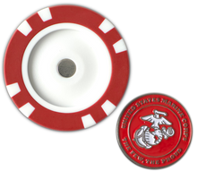 Load image into Gallery viewer, Officially Licensed U.S. Marines Poker Chip Ball Marker