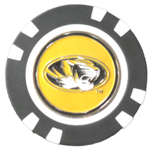 Load image into Gallery viewer, Officially Licensed Missouri Tigers Poker Chip Ball Marker