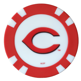 Officially Licensed Cincinnati Reds Poker Chip Ball Marker Short Description: