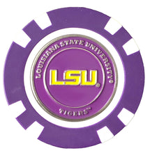 Load image into Gallery viewer, Officially Licensed LSU Tigers Poker Chip Ball Marker