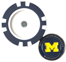 Load image into Gallery viewer, Officially Licensed Michigan Wolverines Poker Chip Ball Marker