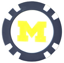 Load image into Gallery viewer, Officially Licensed Michigan Wolverines Poker Chip Ball Marker