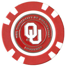 Load image into Gallery viewer, Officially Licensed Oklahoma Sooners Poker Chip Ball Marker