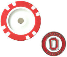 Load image into Gallery viewer, Officially Licensed Ohio State Buckeyes Poker Chip Ball Marker