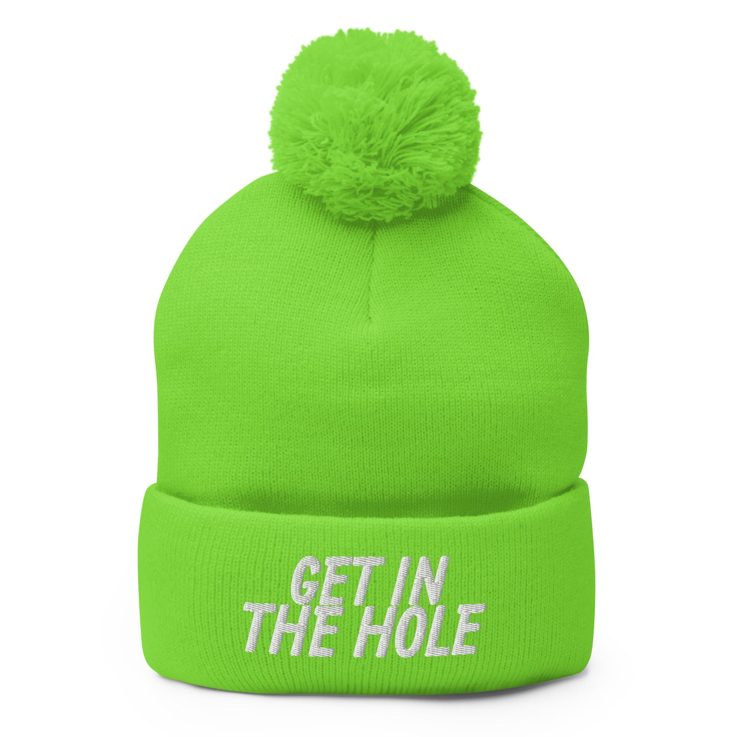 Get in the Hole Pom-Pom Beanie