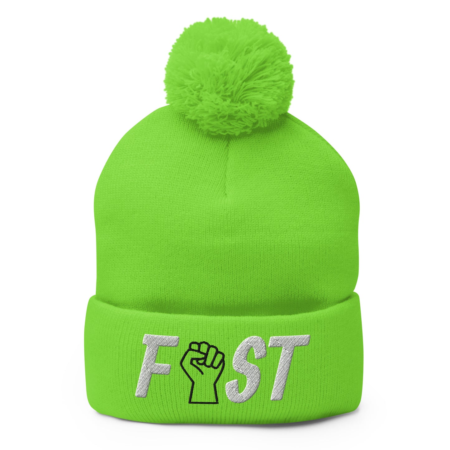 Fist Pom-Pom Beanie