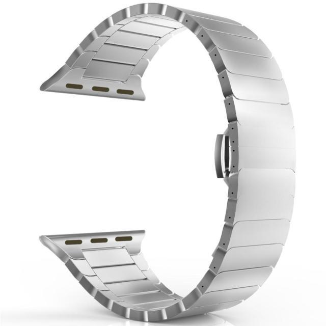 Stainless Steel Apple Watch Strap Series 11/10/9/8/7/6/5/4/ SE / Ultra 1/2/3