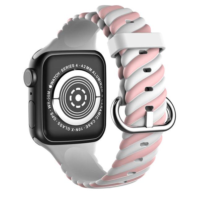 Rubber Rainbow Apple Watch Band Series 11/10/9/8/7/6/5/4/ SE / Ultra 1/2/3