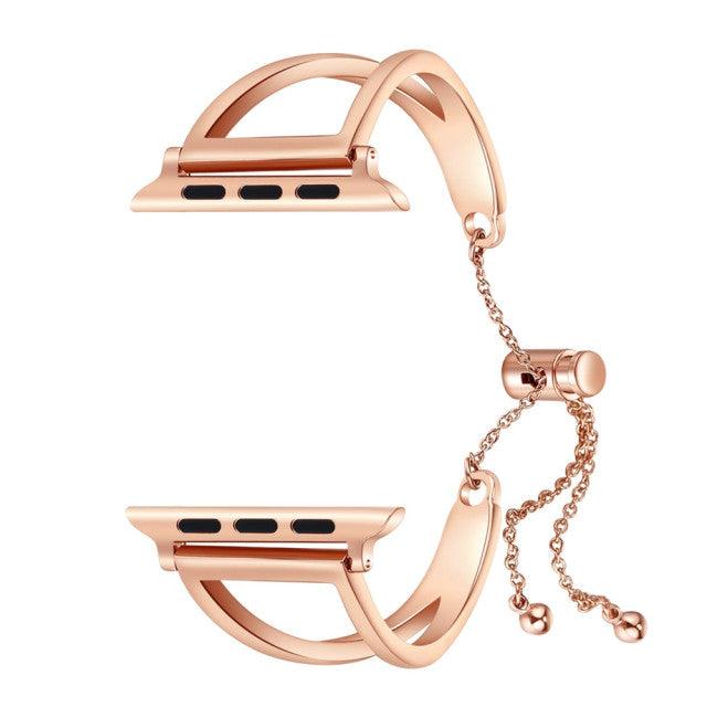 Stainless Steel Apple Watch Jewelry Strap Series 11/10/9/8/7/6/5/4/ SE / Ultra 1/2/3
