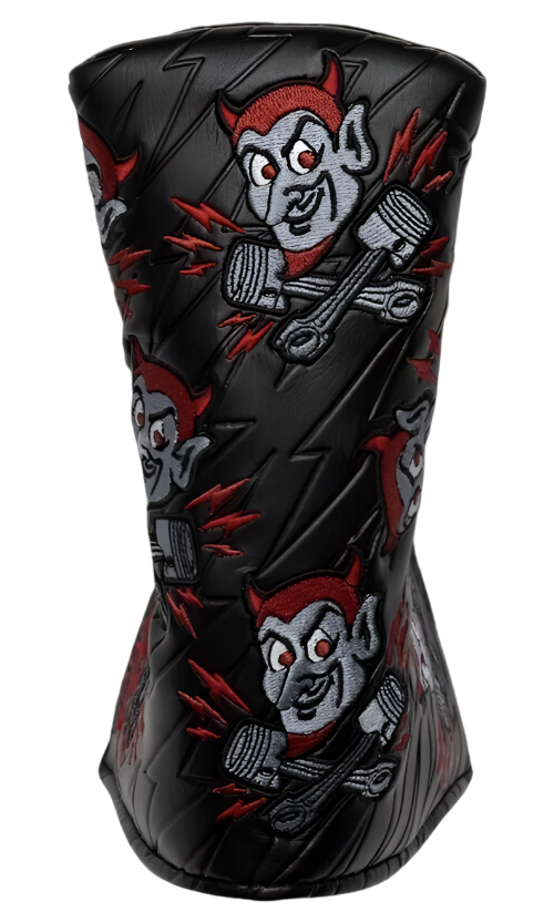 Scotty Cameron - Speed Demon Speed Shop Red/Black Blade Putter Headcover