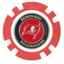 Load image into Gallery viewer, Officially Licensed Tampa Bay Buccaneers Poker Chip Ball Marker