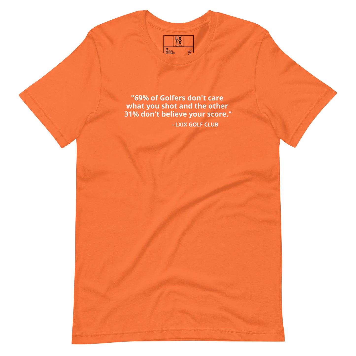 Golf Score Quote Unisex t-shirt