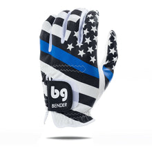 Load image into Gallery viewer, USA Blue Line Mesh Golf Glove