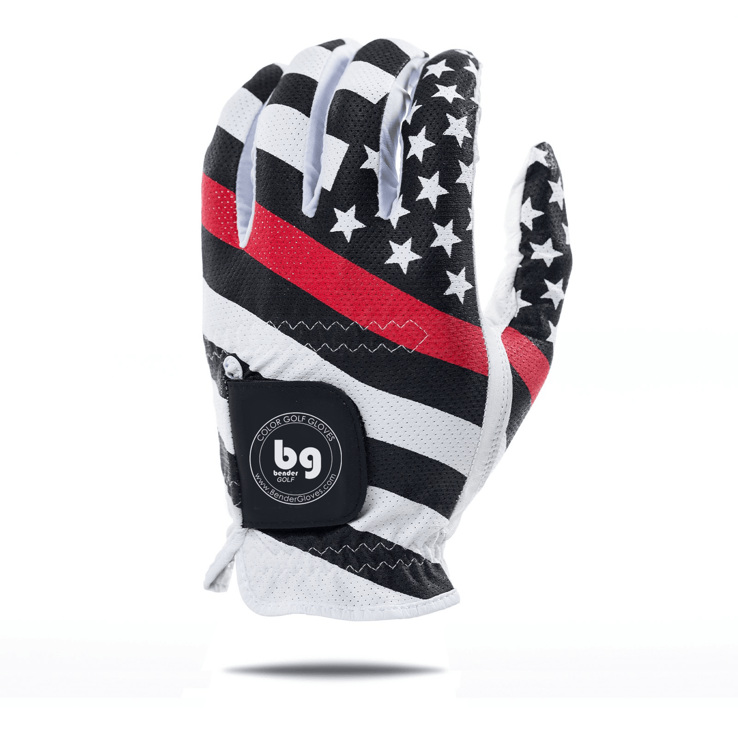 USA Red Line Mesh Golf Glove